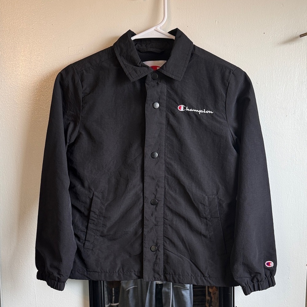 Champion boys Black Lightweight Jacket fleece